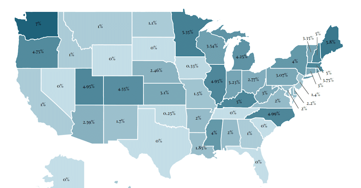 State Tax Rates 2023 Wisevoter