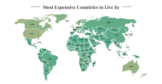 Most Expensive Countries In The World Infoupdate