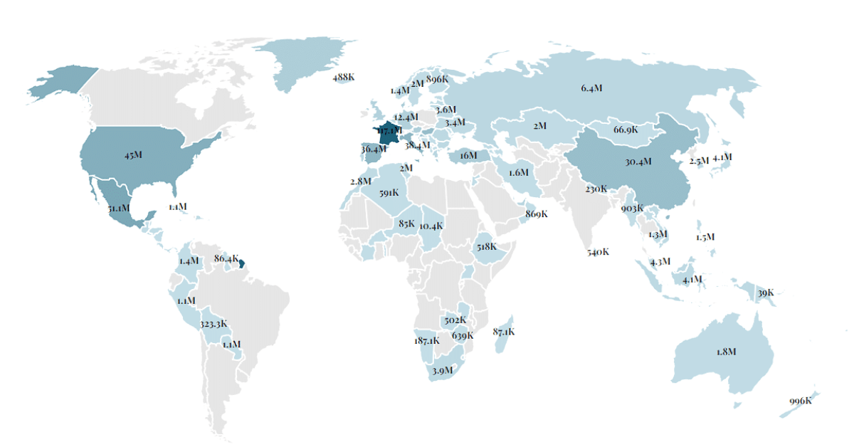 Country With Most Tourist Visited In The World Infoupdate