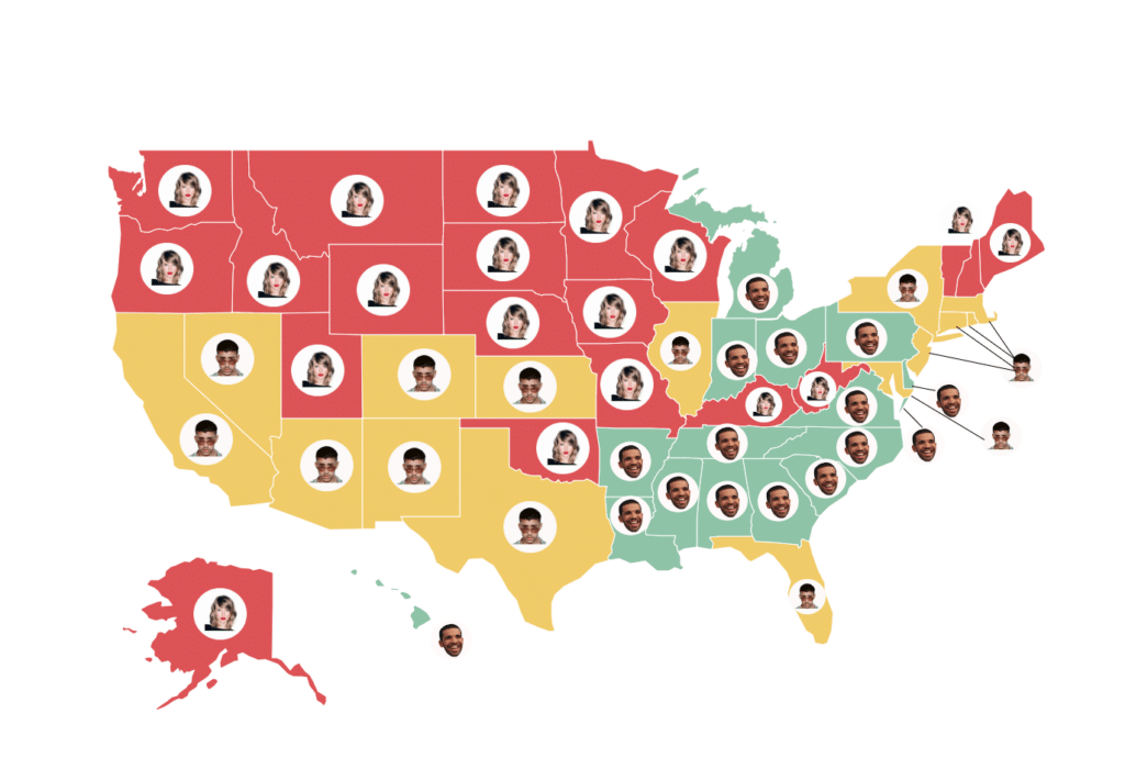 Favorite Music By State Wisevoter