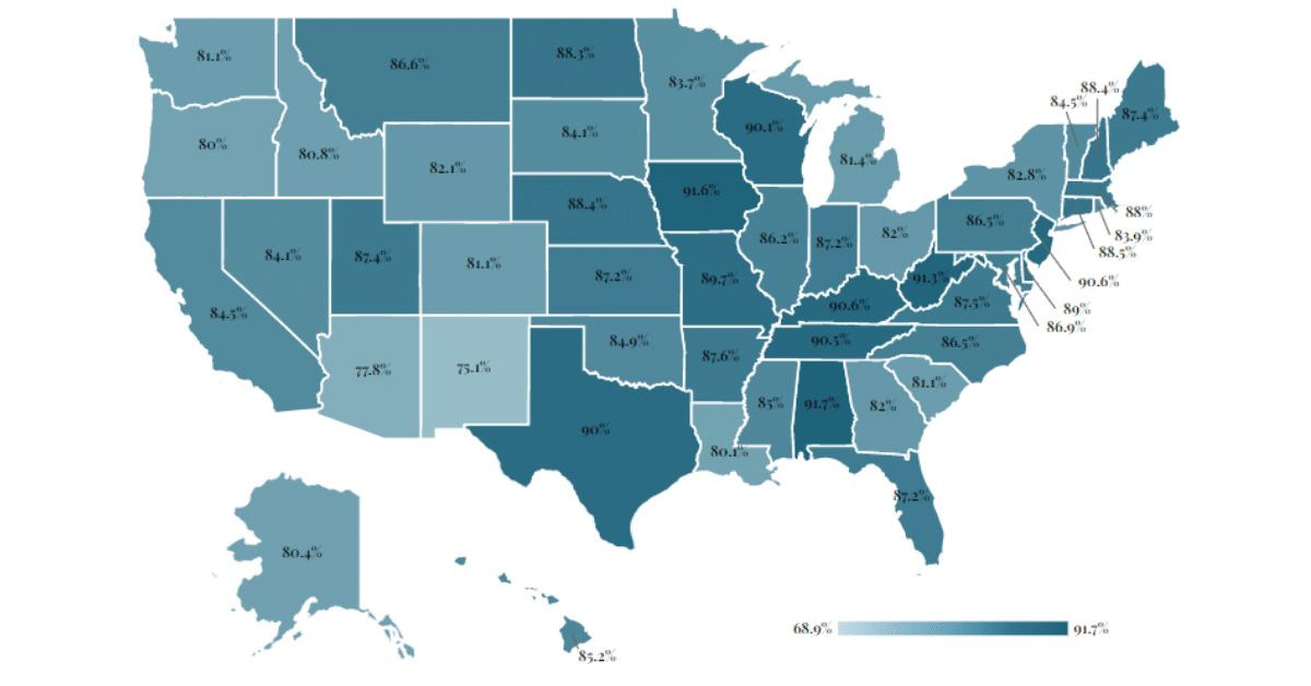 High School Graduation Rates By State 2023 Wisevoter